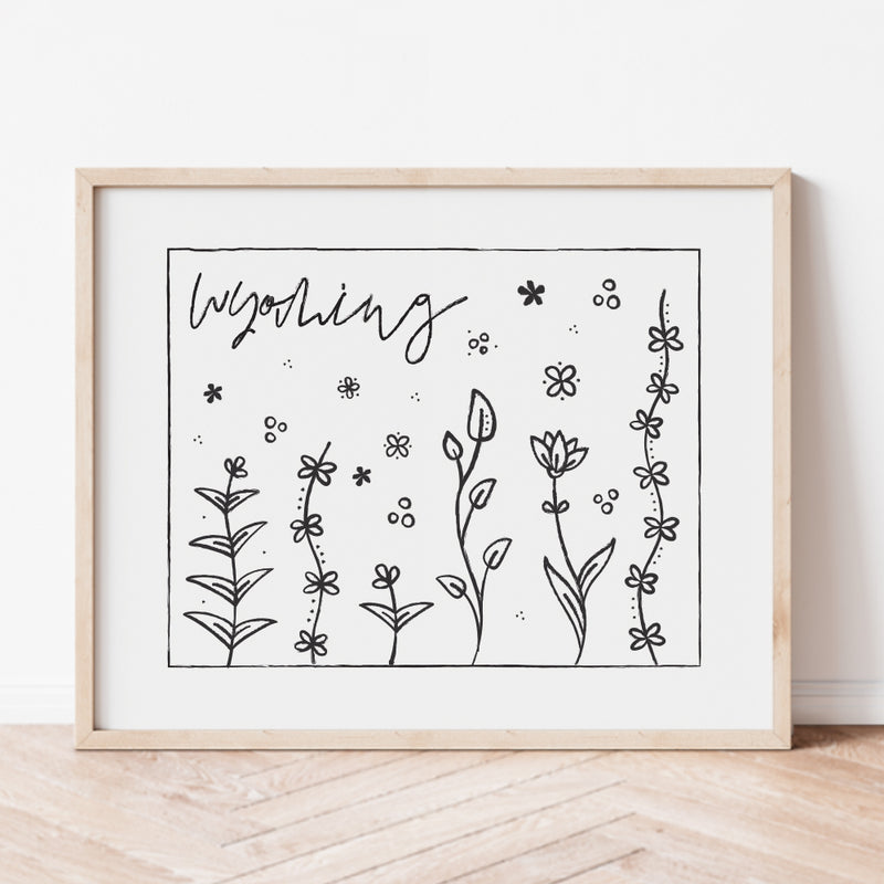 wyoming wall art