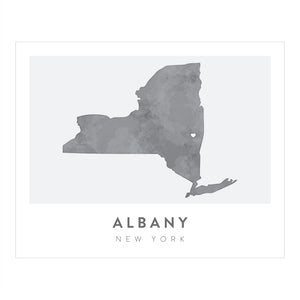 Albany, New York Map | Backstory Map Co.