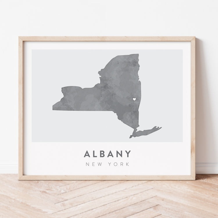 Albany, New York Map | Backstory Map Co.