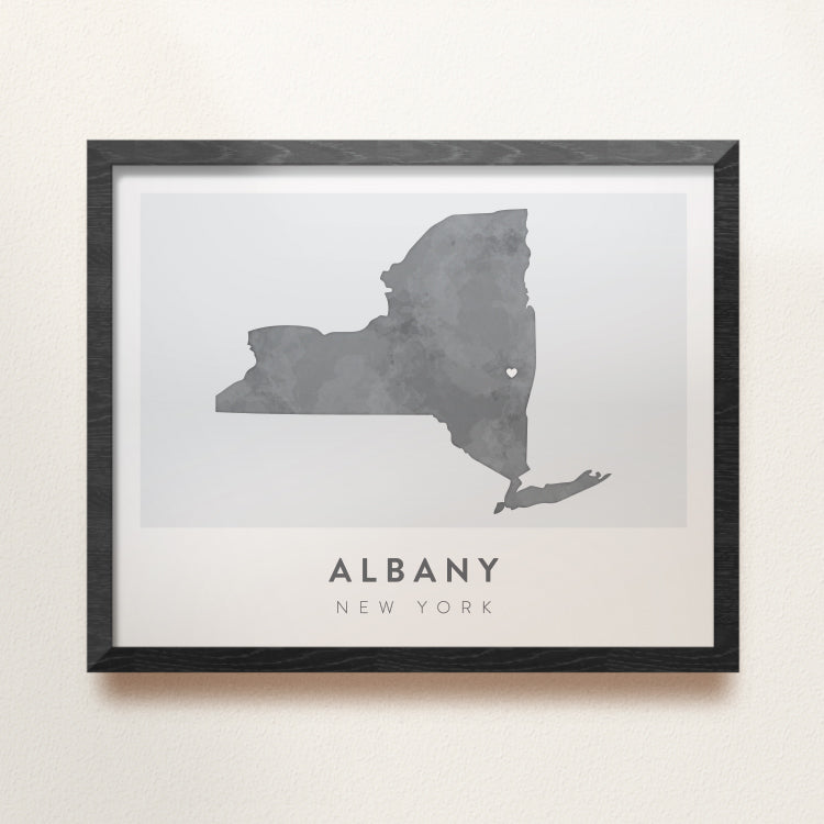 Albany, New York Map | Backstory Map Co.