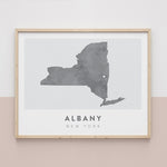 Load image into Gallery viewer, Albany, New York Map | Backstory Map Co.
