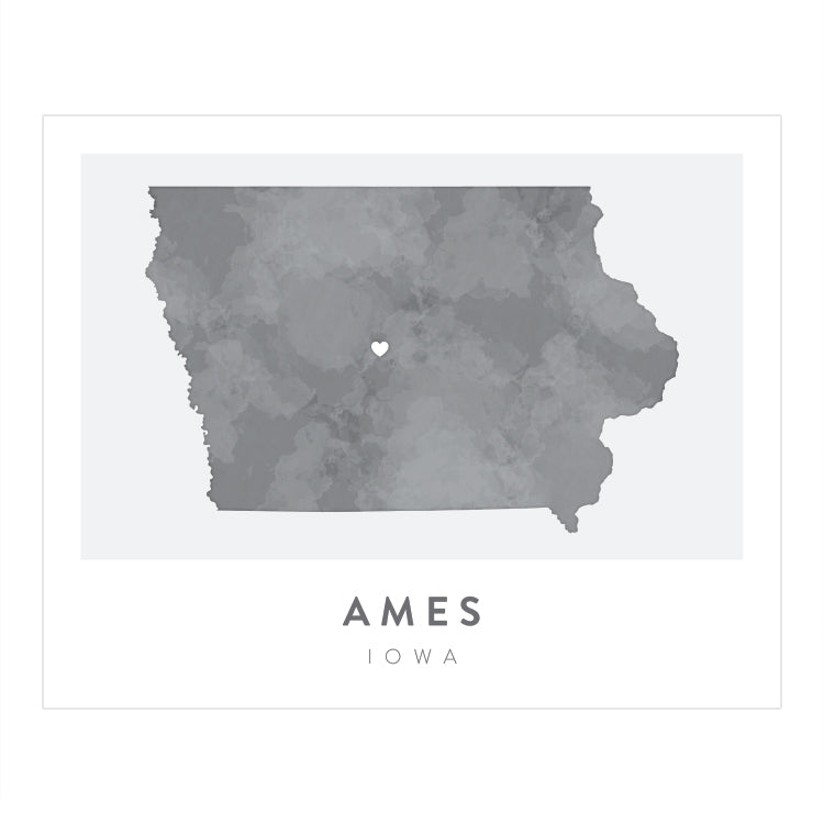 Ames, Iowa Map | Backstory Map Co.