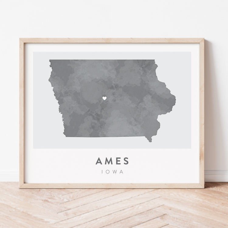 Ames, Iowa Map | Backstory Map Co.