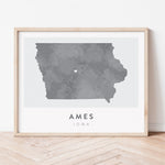 Load image into Gallery viewer, Ames, Iowa Map | Backstory Map Co.
