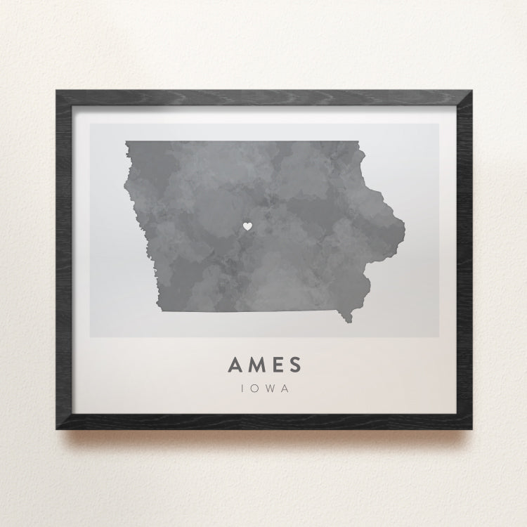 Ames, Iowa Map | Backstory Map Co.