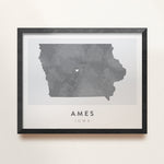 Load image into Gallery viewer, Ames, Iowa Map | Backstory Map Co.
