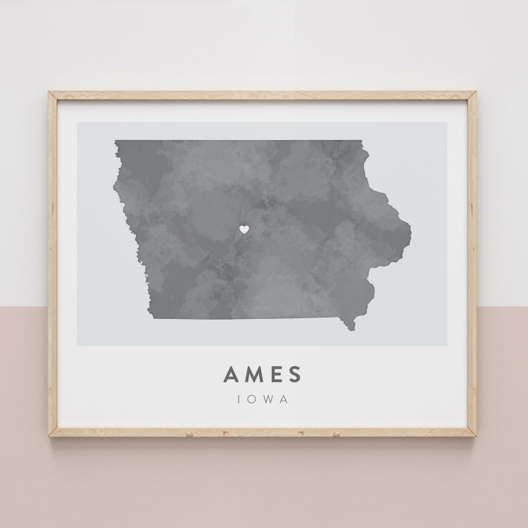 Ames, Iowa Map | Backstory Map Co.