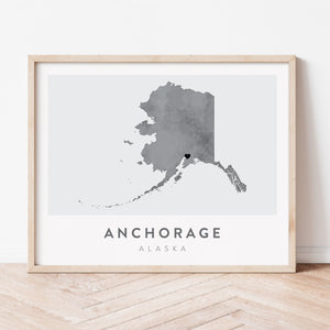 Anchorage, Alaska Map | Backstory Map Co.