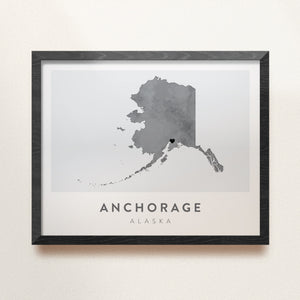 Anchorage, Alaska Map | Backstory Map Co.