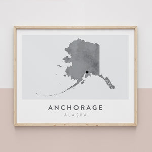 Anchorage, Alaska Map | Backstory Map Co.