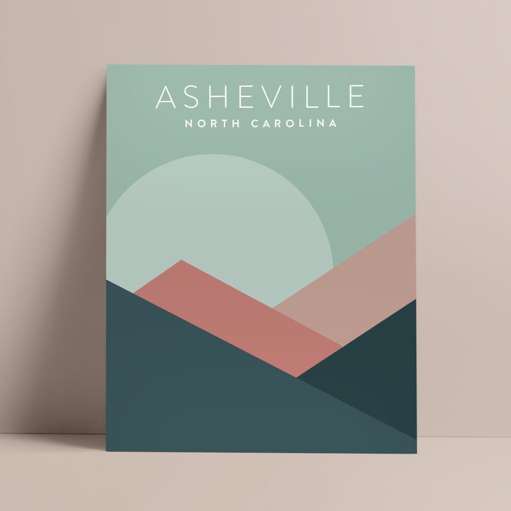 asheville north carolina poster