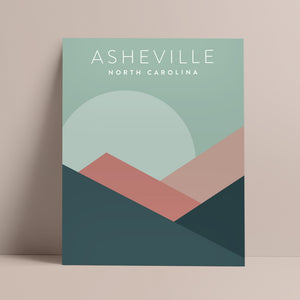 asheville north carolina poster