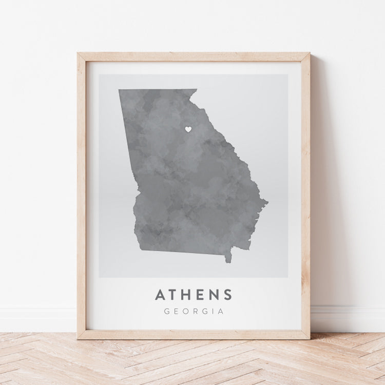 Athens, Georgia Map | Backstory Map Co.