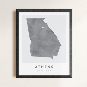 Athens, Georgia Map | Backstory Map Co.