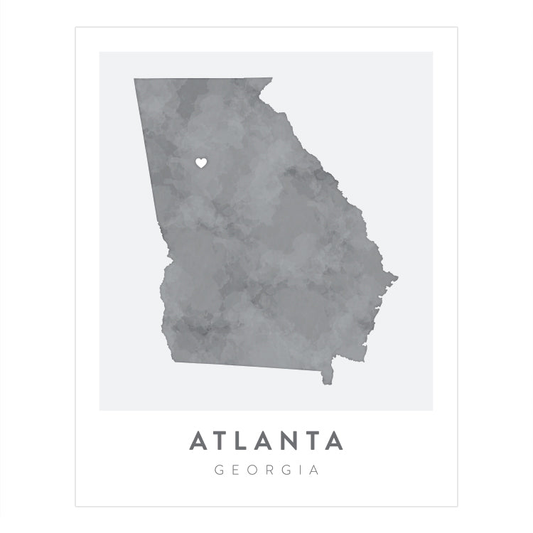 Atlanta, Georgia Map | Backstory Map Co.