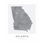 Load image into Gallery viewer, Atlanta, Georgia Map | Backstory Map Co.
