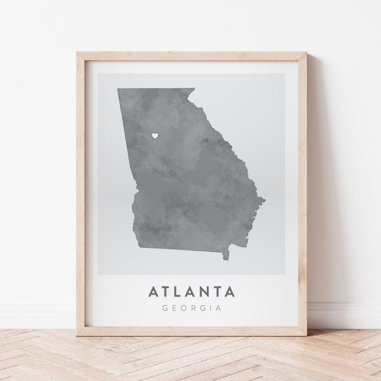 Atlanta, Georgia Map | Backstory Map Co.