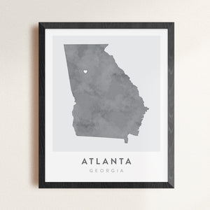Atlanta, Georgia Map | Backstory Map Co.