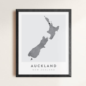 Auckland, New Zealand Map | Backstory Map Co.