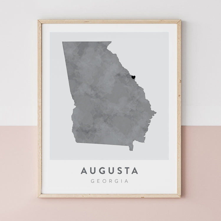 Augusta, Georgia Map | Backstory Map Co.