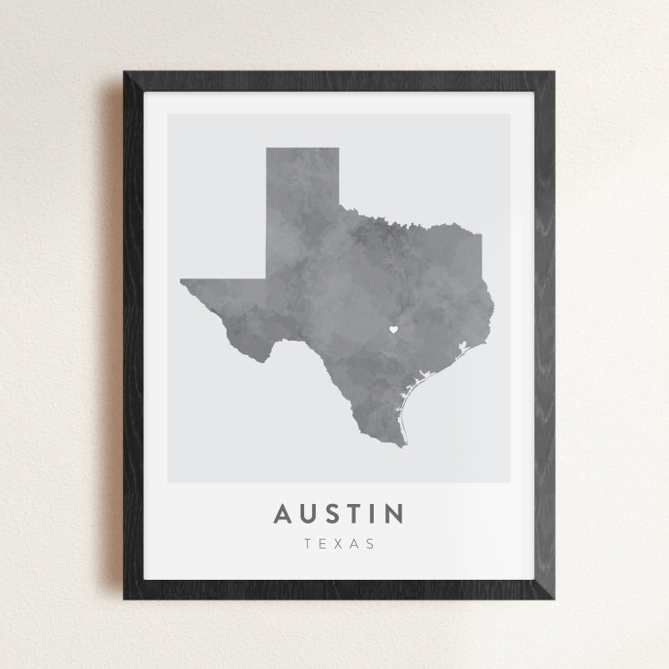 Austin, Texas Map | Backstory Map Co.