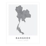 Load image into Gallery viewer, Bangkok, Thailand Map | Backstory Map Co.
