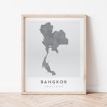 Load image into Gallery viewer, Bangkok, Thailand Map | Backstory Map Co.
