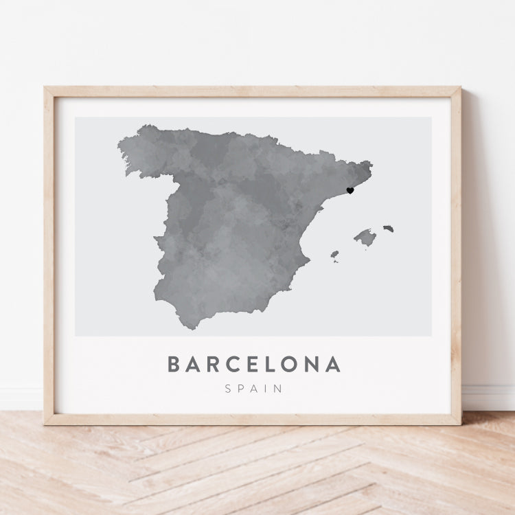 Barcelona, Spain Map | Backstory Map Co.