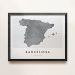 Load image into Gallery viewer, Barcelona, Spain Map | Backstory Map Co.
