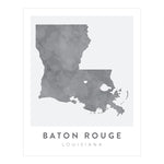 Load image into Gallery viewer, Baton Rouge, Louisiana Map | Backstory Map Co.
