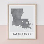 Load image into Gallery viewer, Baton Rouge, Louisiana Map | Backstory Map Co.
