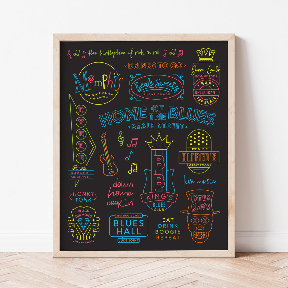 beale street wall art