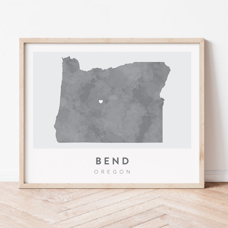 Bend, Oregon Map | Backstory Map Co.