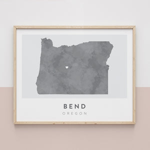 Bend, Oregon Map | Backstory Map Co.