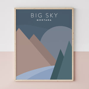 big sky poster