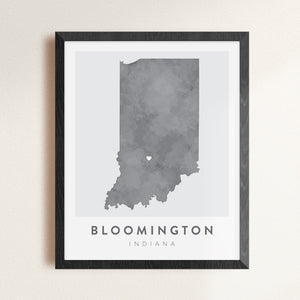 Bloomington, Indiana Map | Backstory Map Co.