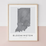 Load image into Gallery viewer, Bloomington, Indiana Map | Backstory Map Co.
