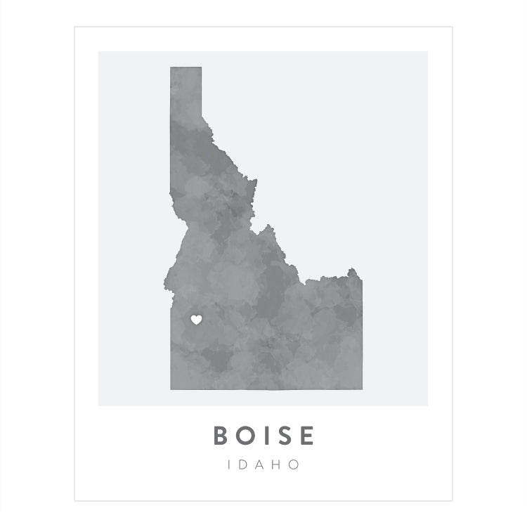 Boise, Idaho Map | Backstory Map Co.