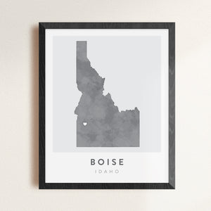 Boise, Idaho Map | Backstory Map Co.