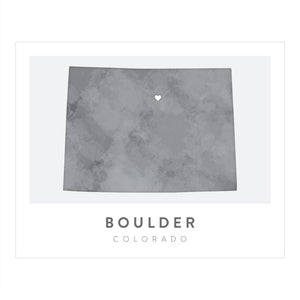 Boulder, Colorado Map | Backstory Map Co.