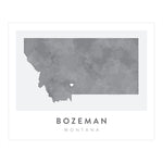 Load image into Gallery viewer, Bozeman, Montana Map | Backstory Map Co.
