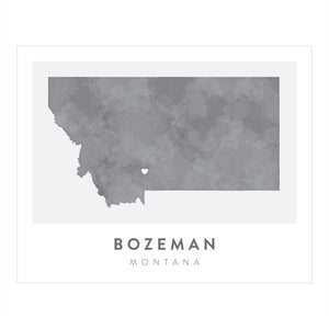 Bozeman, Montana Map | Backstory Map Co.
