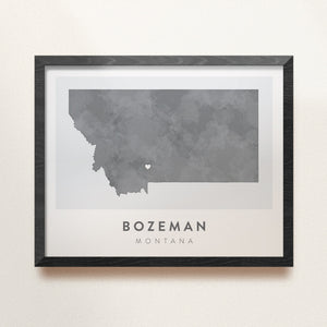 Bozeman, Montana Map | Backstory Map Co.