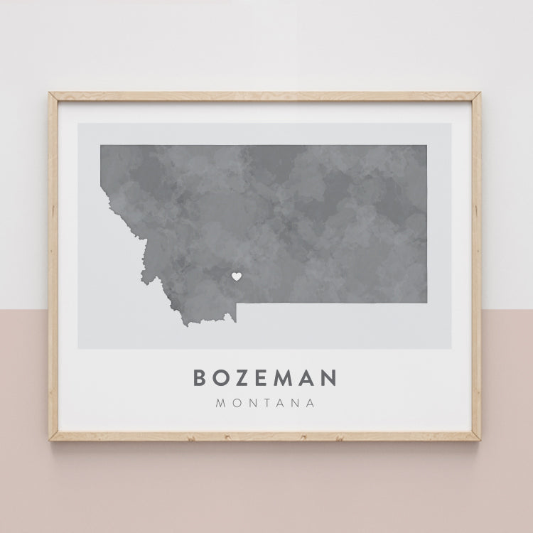 Bozeman, Montana Map | Backstory Map Co.