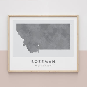 Bozeman, Montana Map | Backstory Map Co.