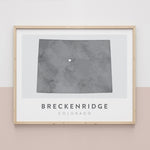 Load image into Gallery viewer, Breckenridge, Colorado Map | Backstory Map Co.
