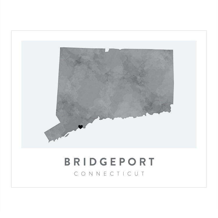 Bridgeport, Connecticut Map | Backstory Map Co.