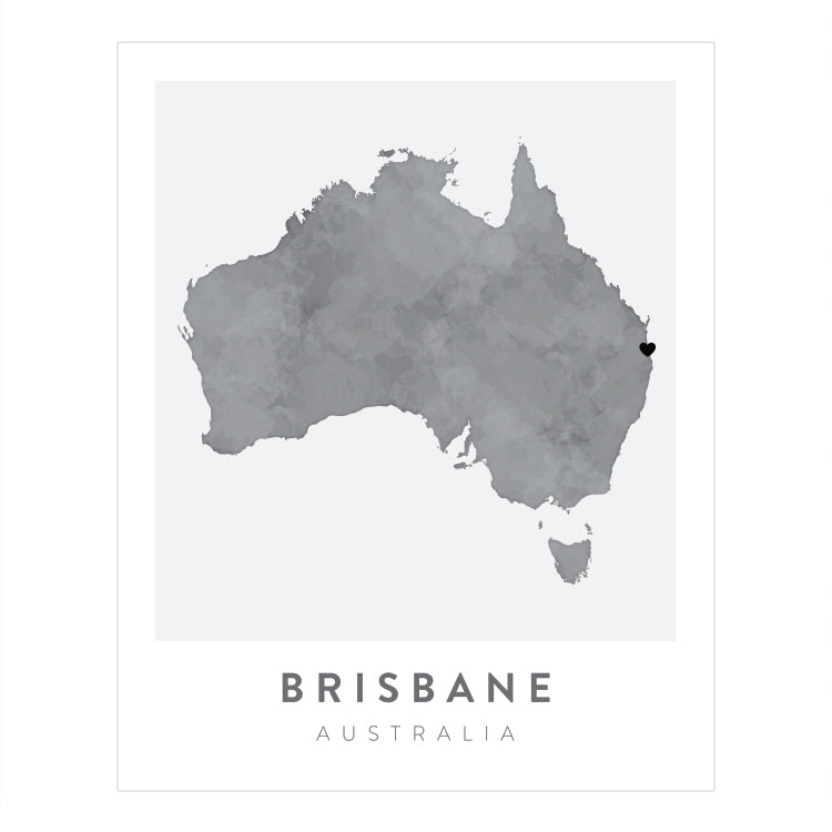 Brisbane, Australia Map | Backstory Map Co.