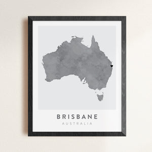 Brisbane, Australia Map | Backstory Map Co.