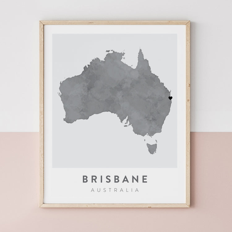 Brisbane, Australia Map | Backstory Map Co.